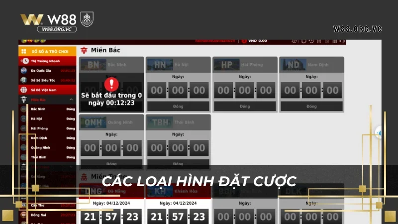 Game Số Đề W88: Hướng Dẫn Chơi Và Bí Quyết Thắng Lớn 2 Khám phá các loại hình đặt cược số đề tại W88