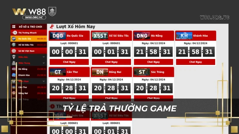 Game Số Đề W88: Hướng Dẫn Chơi Và Bí Quyết Thắng Lớn 3 Số đề tại W88 cung cấp mức trả thưởng rất cao