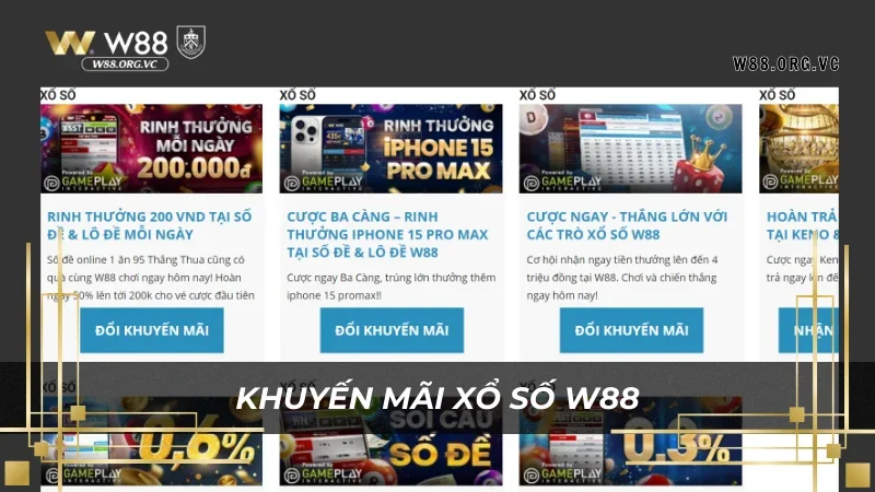 Xổ số W88 4 Các bước cơ bản giúp người chơi tham gia sảnh xổ số tại W88